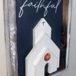 O Come All Ye Faithful Farmhouse Sign