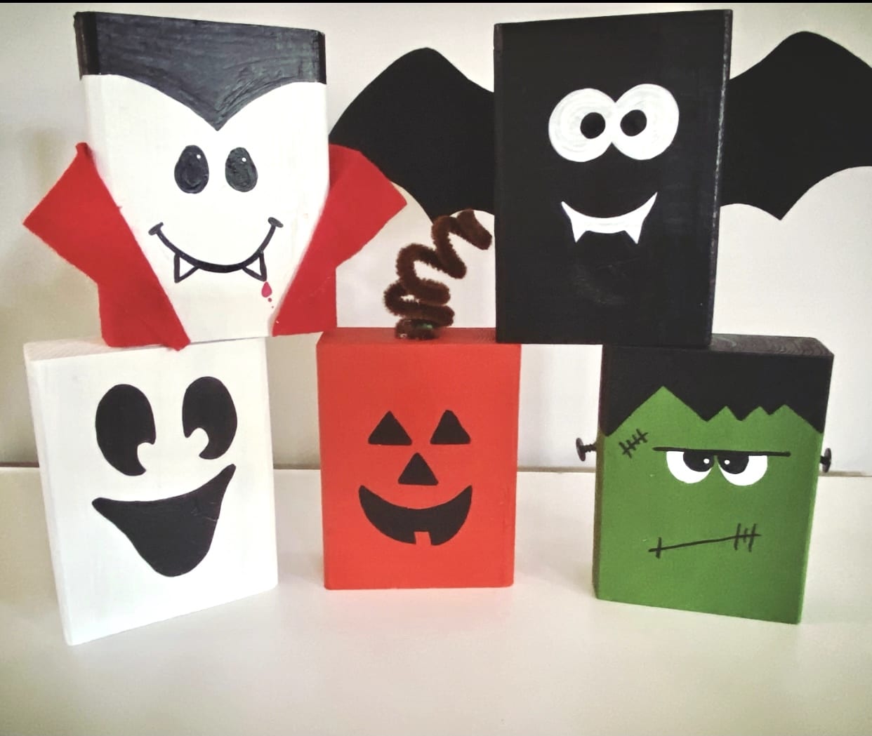 Halloween Wood Block Crafts (set of 5)