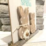 “Hello Spring” Wooden Standing Sign