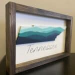 The Great State of Tennessee Wooden Farmhouse Sign