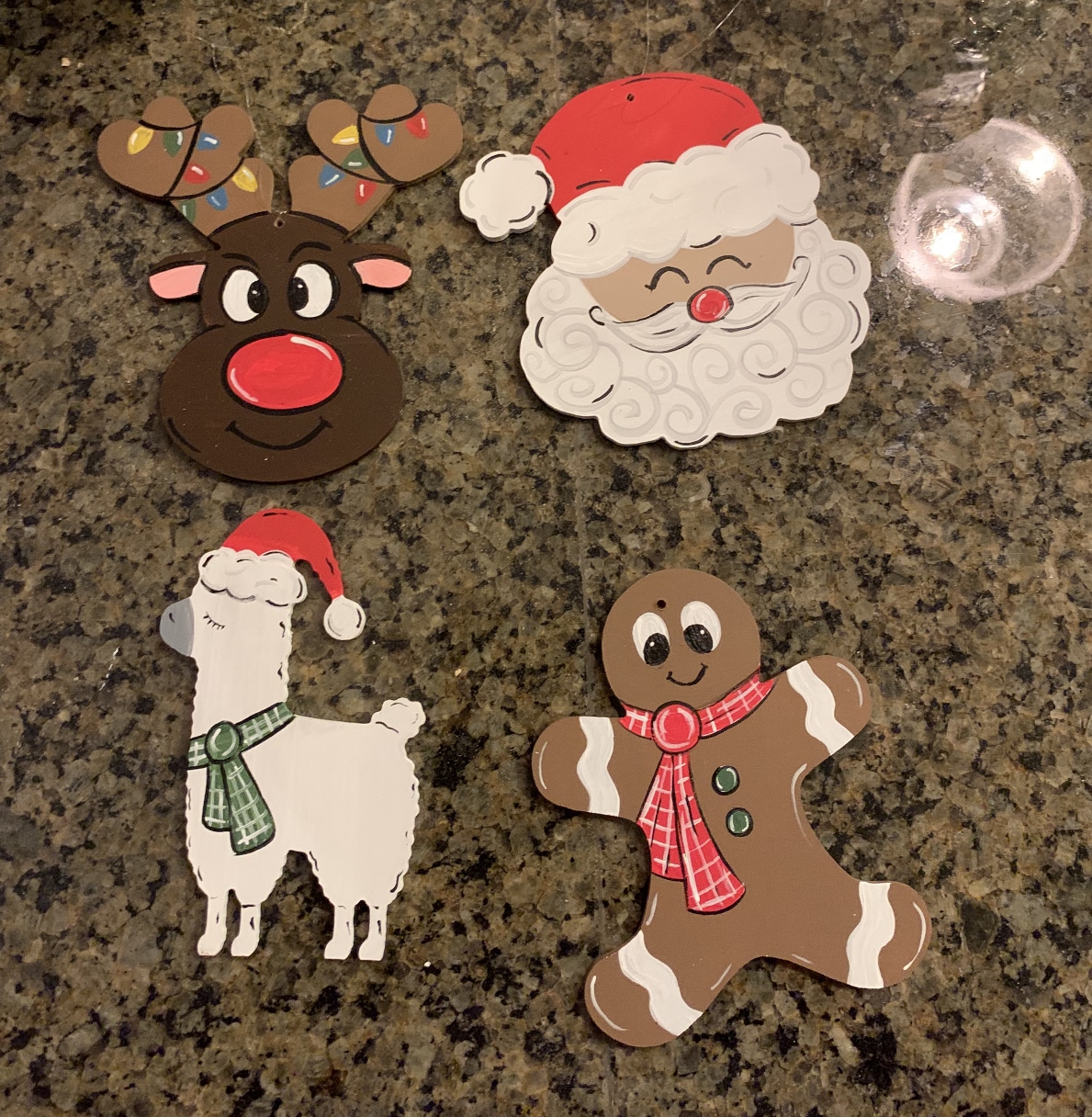 Wooden Cutout Christmas Ornaments Take-Home Kit
